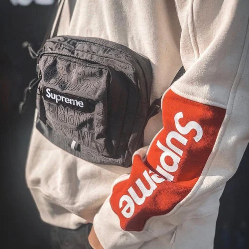 How to wear a supreme shoulder bag online