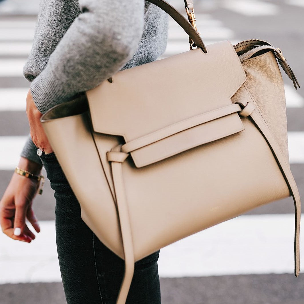 Celine Nano Belt Brown Leather Bag