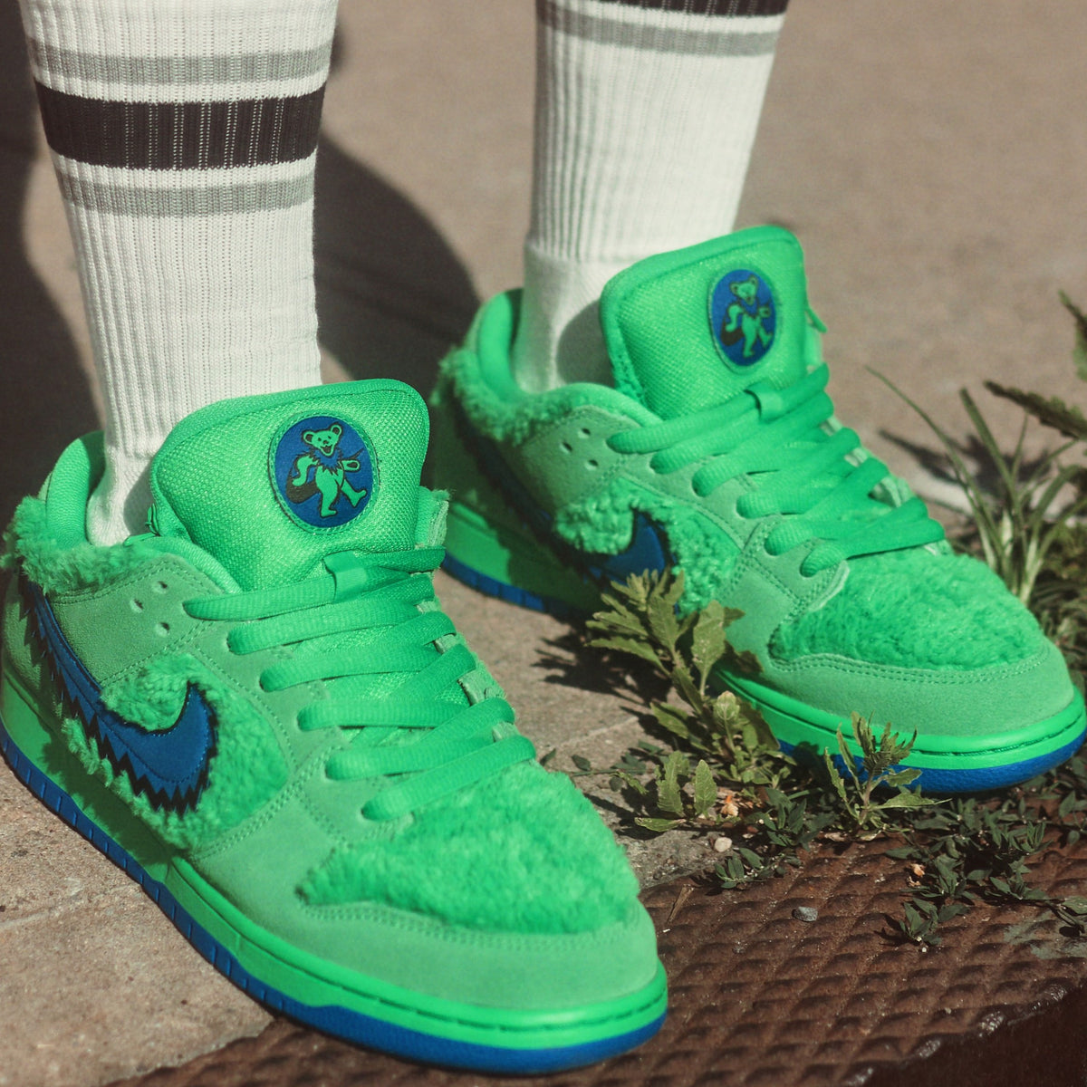 Nike SB Dunk Low x Grateful Dead Green Bear 2020 for Sale