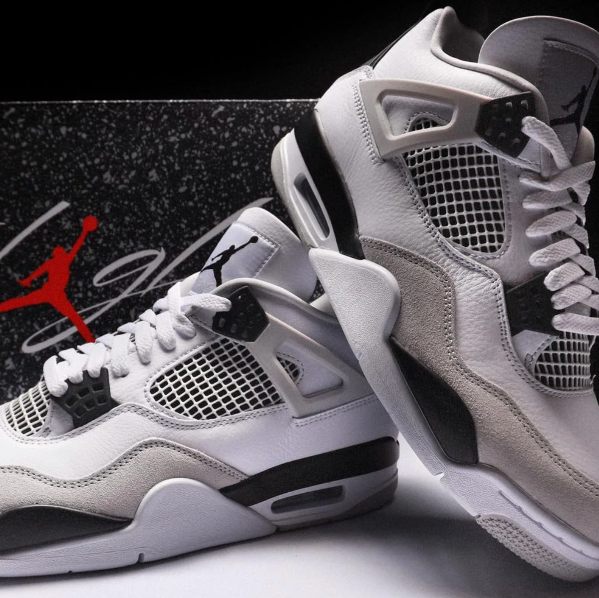 Jordan 4 white cement fake hotsell