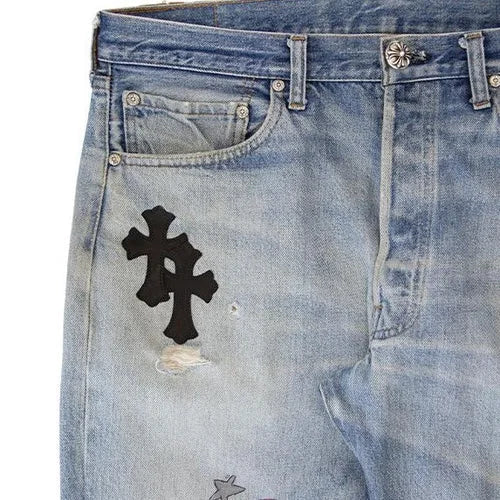 How To Spot Fake Vs Real Chrome Hearts Jeans LegitGrails