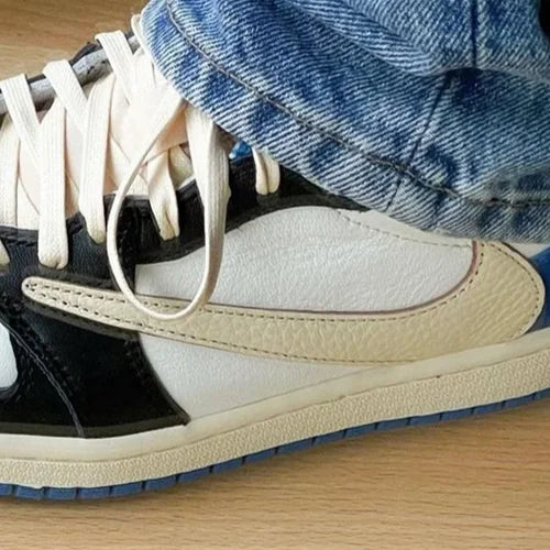 Real vs. Fake Travis Scott Fragment Jordan 1 Low LegitGrails