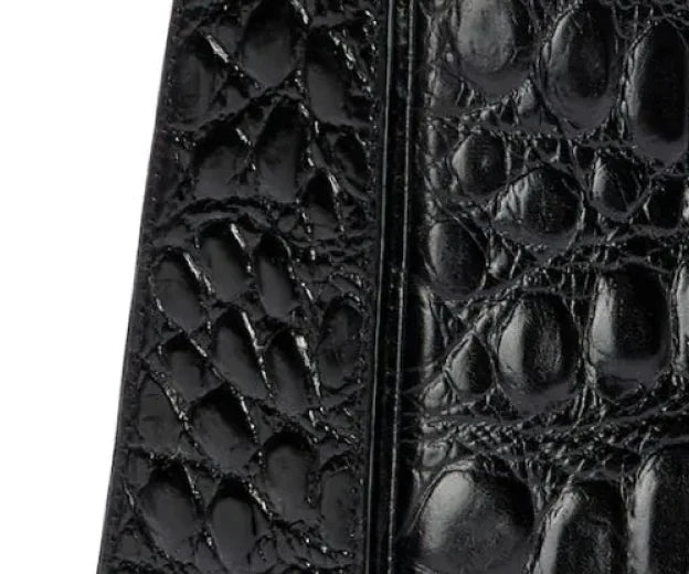To authenticate a Saint Laurent bag look for Luxurious materials such as leather and suede