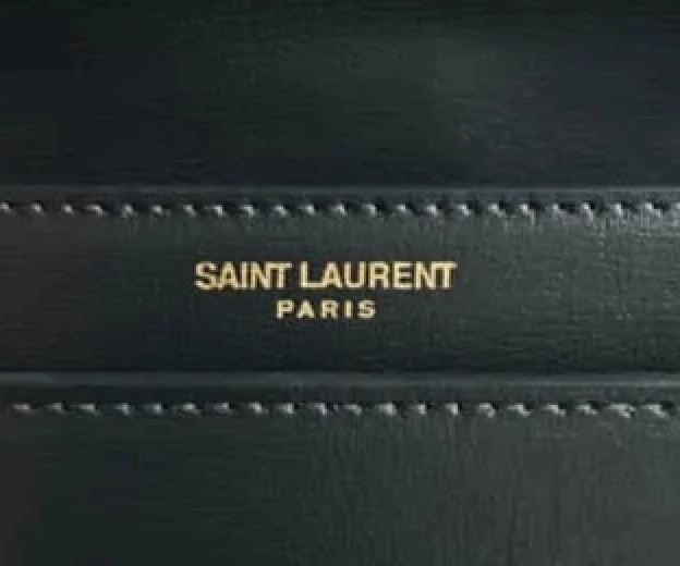 To authenticate a Saint Laurent bag look for Flawless interior labels and SLP engraving