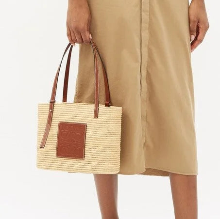 How To Spot Fake Loewe Raffia Square Basket Tote