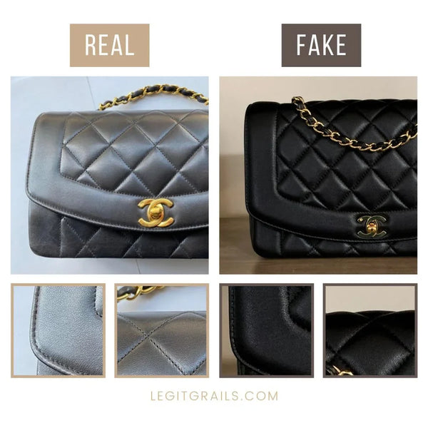 How To Spot Fake Chanel Diana Bag