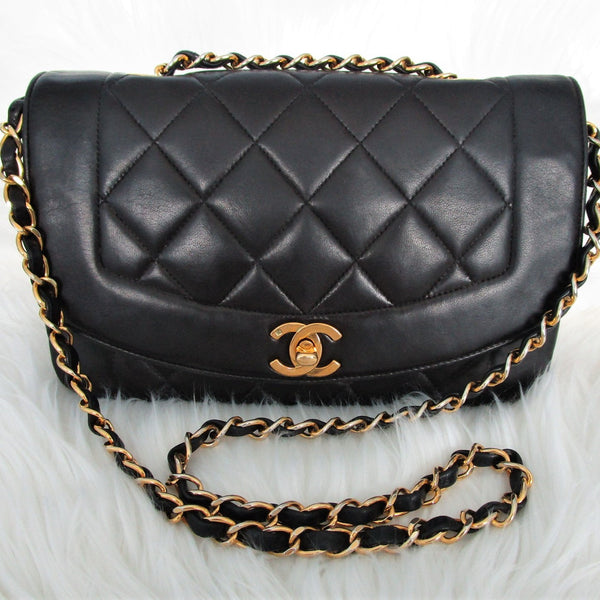 chanel wallet on chain black