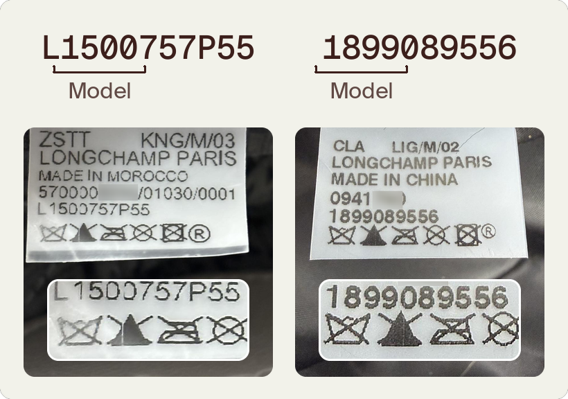 Longchamp serial number check