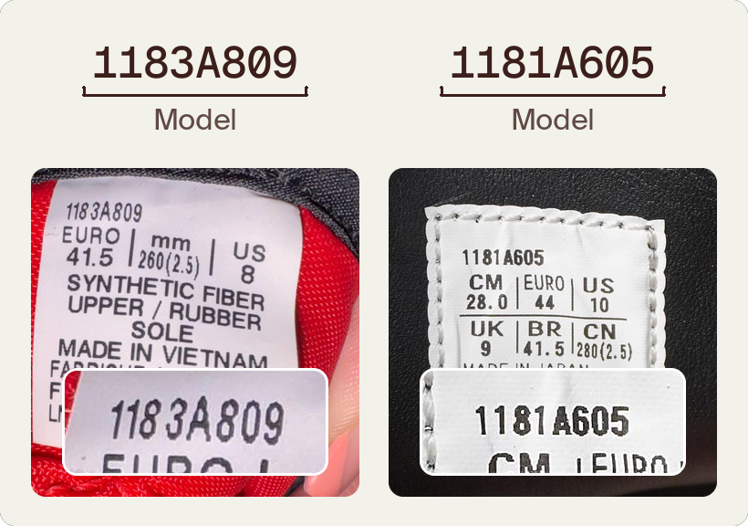 Onitsuka Tiger serial number check