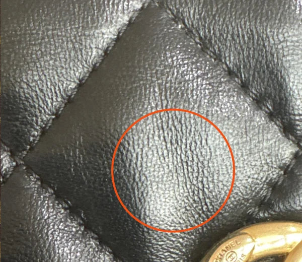 Fake Chanel Leather quality: lambskin vs. caviar