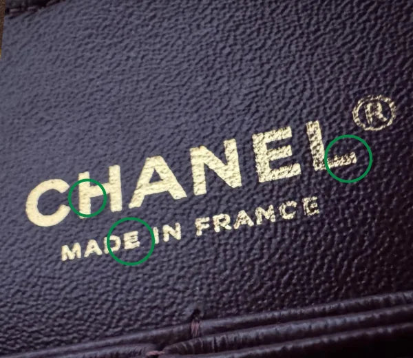 Real Chanel Interior lining and CHANEL stamp