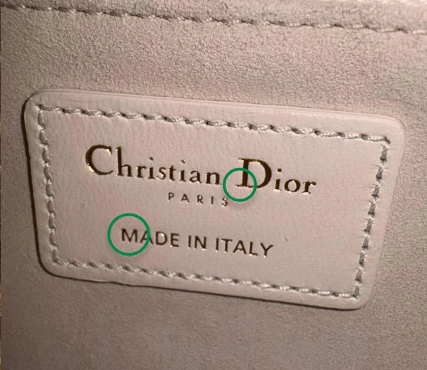 Real Dior Interior embossed stamp