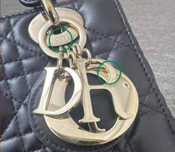Real Lady Dior letter charms