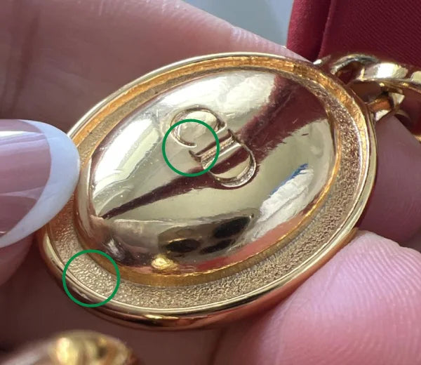 Real Dior CD hardware clarity