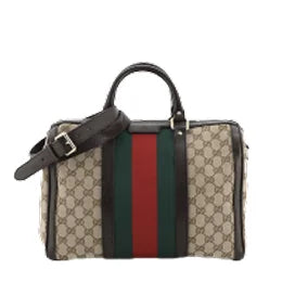 Gucci Vintage Web Boston Bag authentication