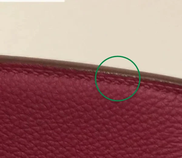 Real Hermes Saddle stitch count