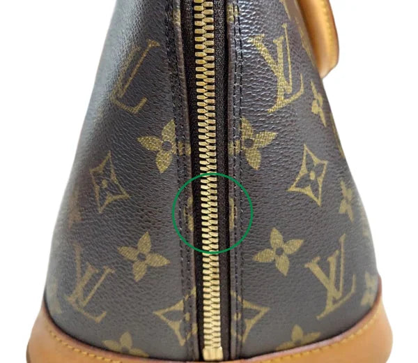 Real Louis Vuitton Monogram canvas alignment