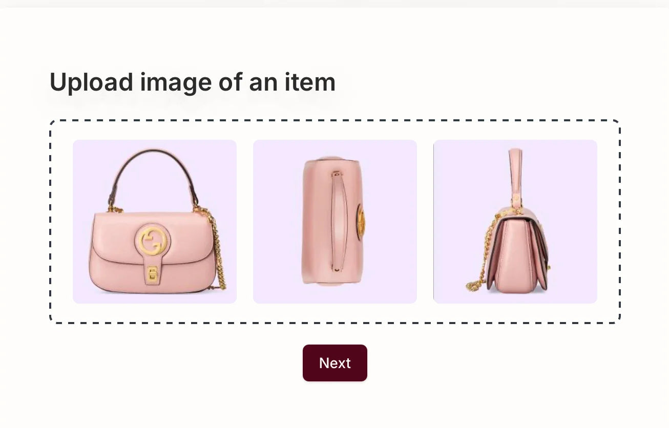 Upload your photo of the item