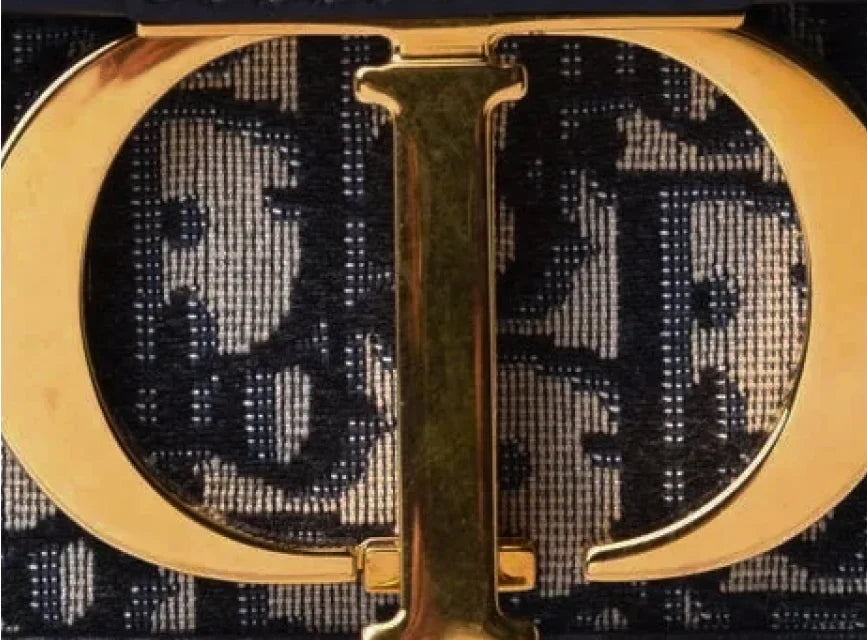 Authentic Dior bag hardware details