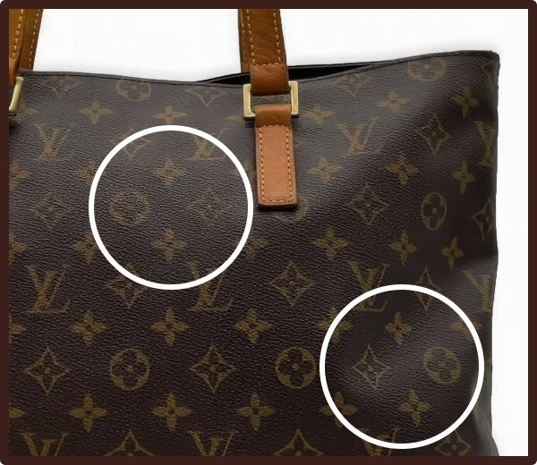 Real Louis Vuitton Canvas texture and smell